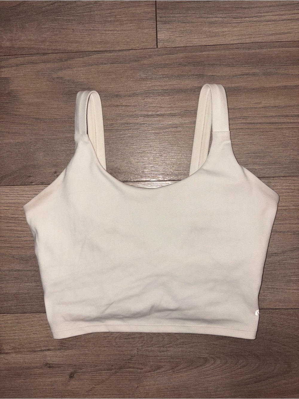Athleta Cream White Crop Tank Top